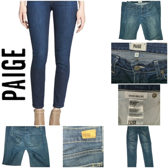 PAIGE Denim - PAIGE SKYLINE ANKLE PEG IN REYNOLDS  SIZE 28